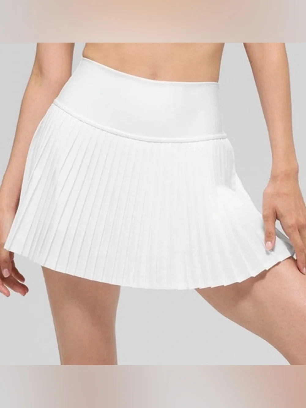 Alo Yoga Grand Slam Tennis Skirt White, Size XS